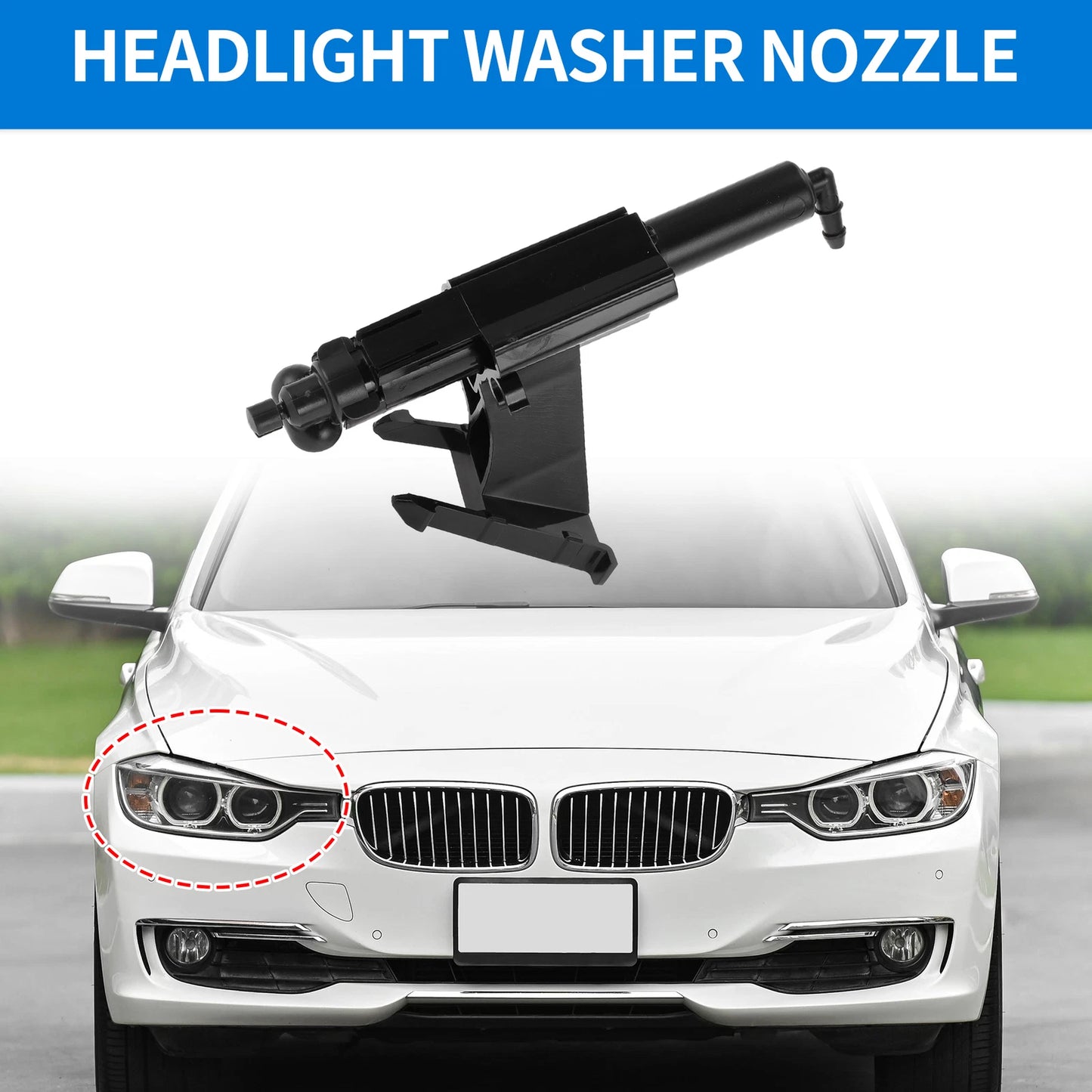 Headlight Washer Nozzle for Ford Focus MK3 (2011-2018)