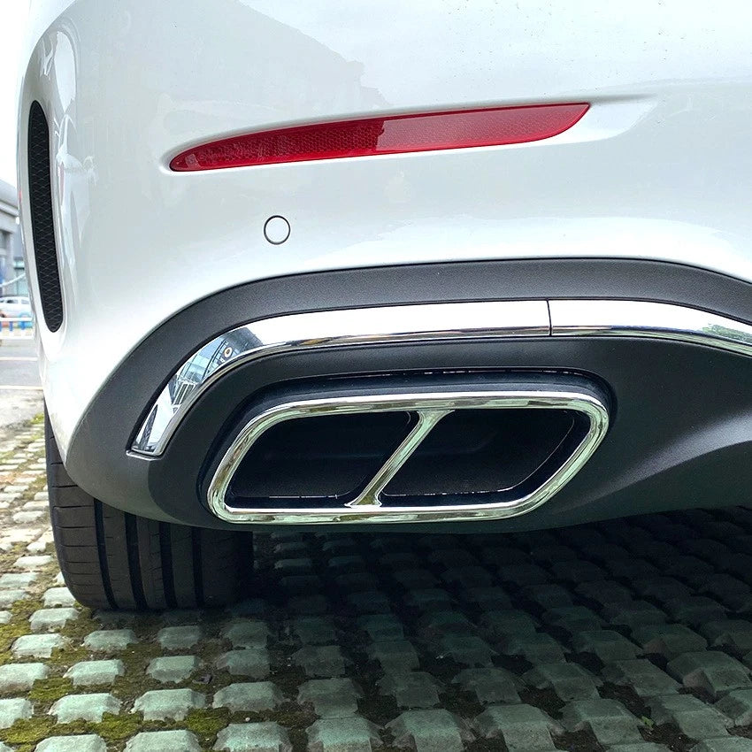 Chrome Exhaust Tip Trim Cover for Mercedes-Benz C-Class W206 (2022–2025)