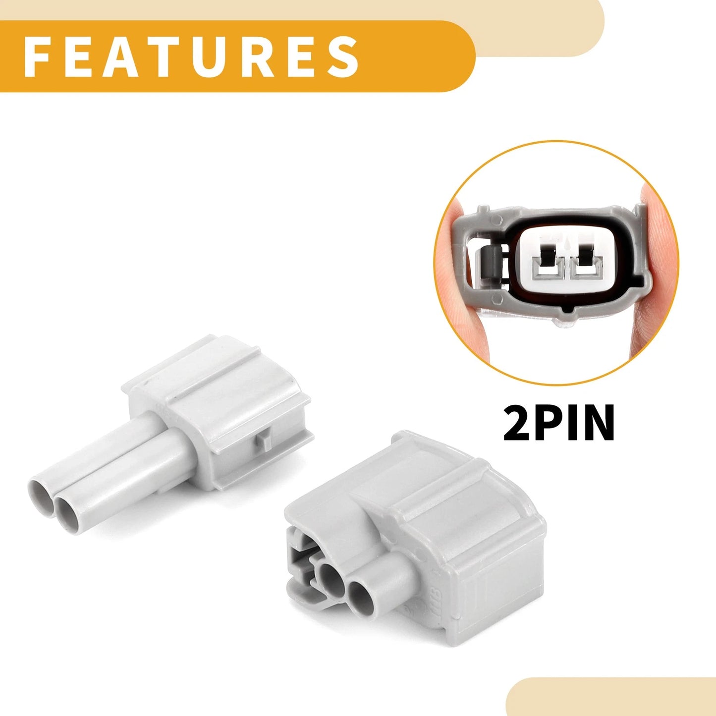 Fuel Injector Connector Plug for Toyota (No. 9098011875)