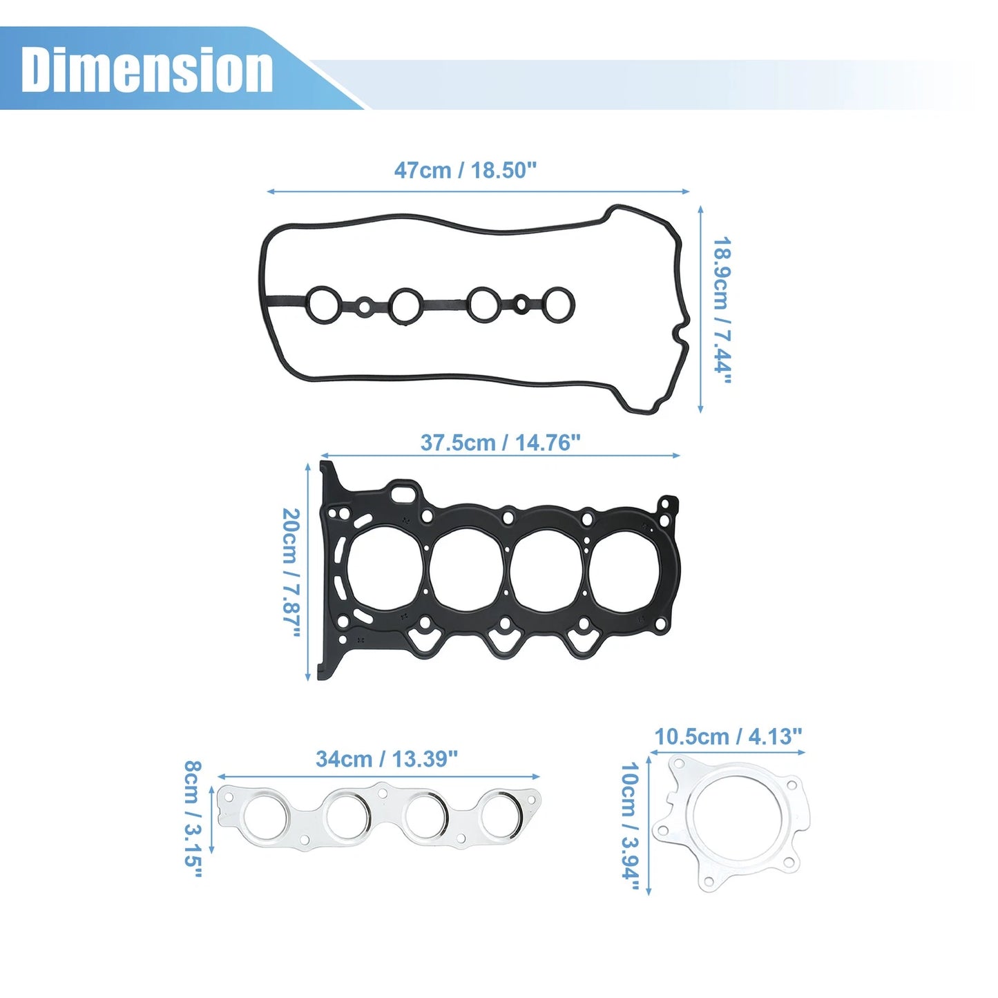 Engine Cylinder Head Gasket Set for Toyota Prius (2001-2009)