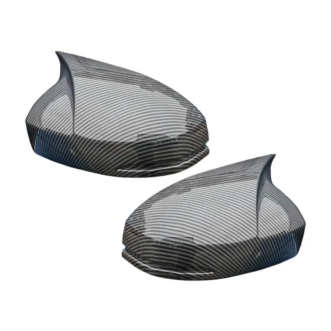 Carbon Fiber Style Side Mirror Covers for Honda Fit (2014-2020)