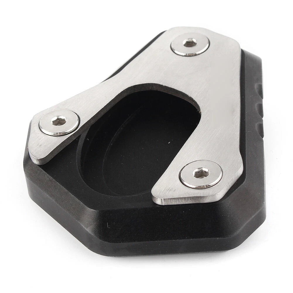 Side Stand Kickstand Foot Plate Pad for Kawasaki Z800 (2013-2016) Black