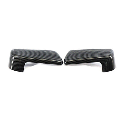 Carbon Fiber Side Mirror Cover Trim for Chevy Silverado (2019-2022)