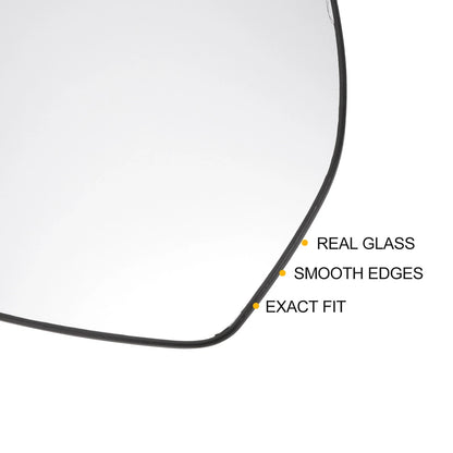 Left Side Heated White Mirror Glass for Toyota Land Cruiser (2008-2021)