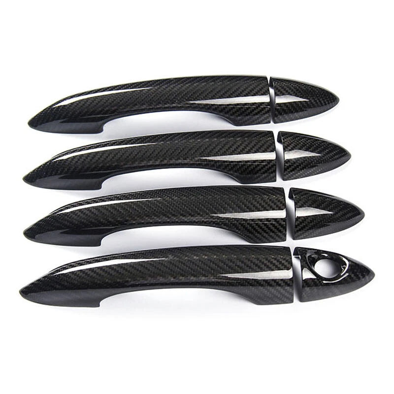 Carbon Fiber Exterior Door Handle Cover Trim for ALFA Romeo Giulia Stelvio 16-20