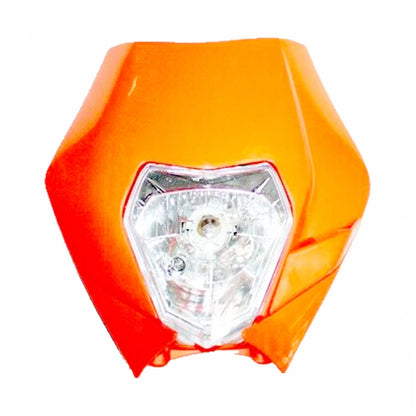 Orange KTM Style Headlight for PIT PRO Dirt Motorcycle