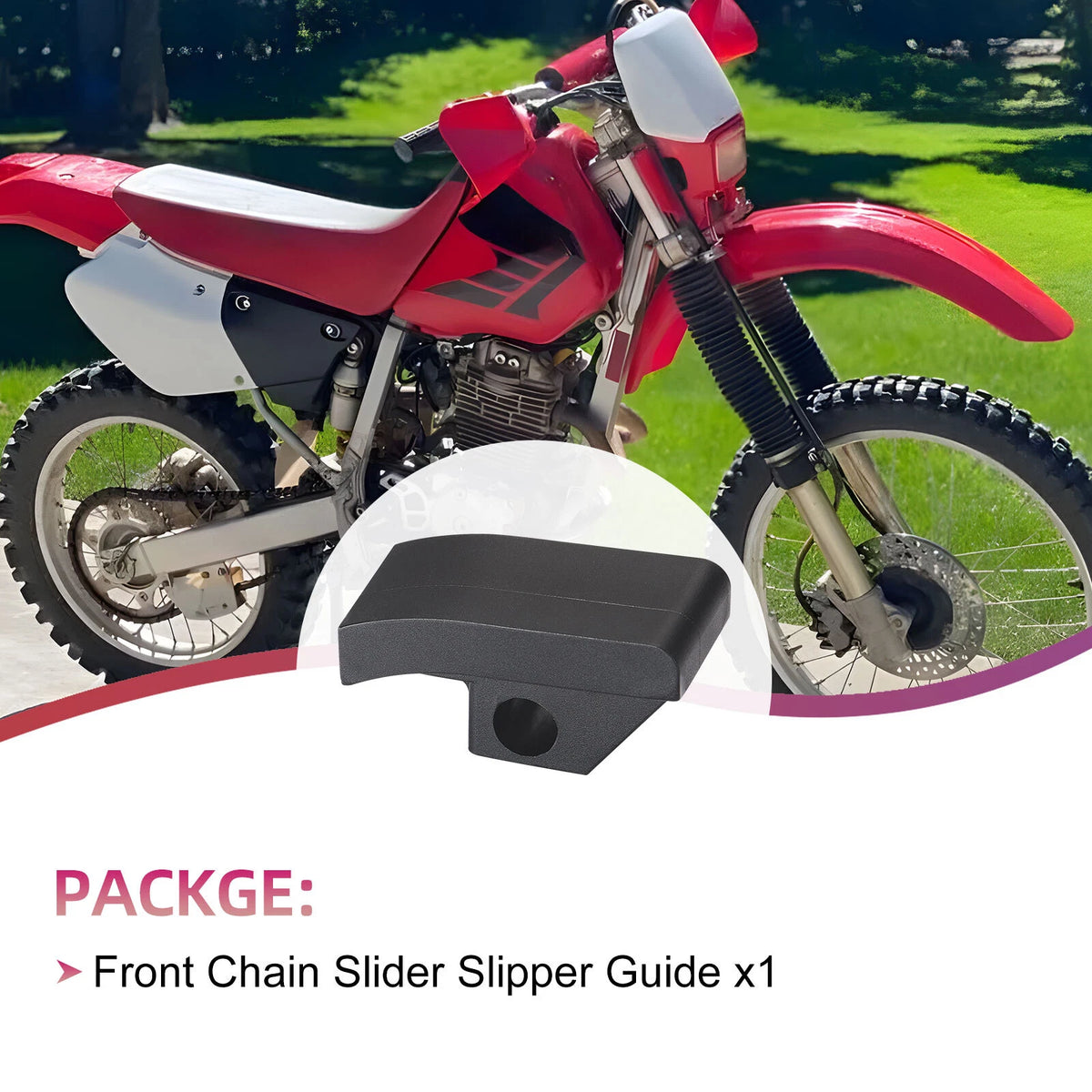 Front Chain Slider Slipper Guide for Honda XR250R XR600R XR650L (1993–2000)