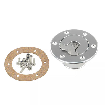 Billet Fuel Filler Neck for Universal Pop-Up Gas Cap Flush Mount