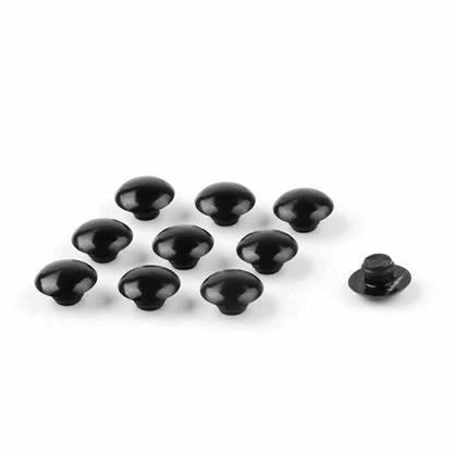 10 x M8 Black Protective Caps for Motorcycle F2