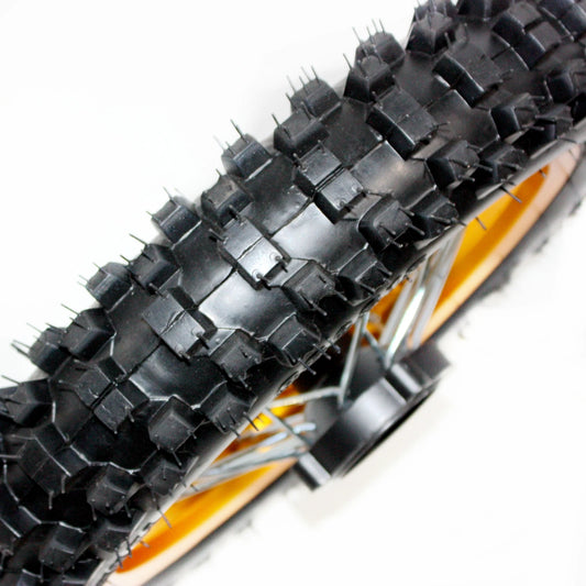 12mm Axle Rear Wheel Rim + Tyre for PIT PRO Dirt Bike