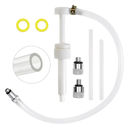 Lower Unit Gear Oil Pump 3/8" 8mm/10mm Adapters for Quart Bottles