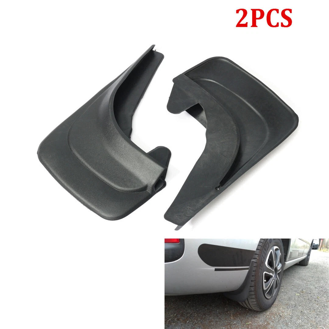 Universal Car Mud Flaps 260mm x 210mm for Peugeot, FIAT, Citroen, Ford