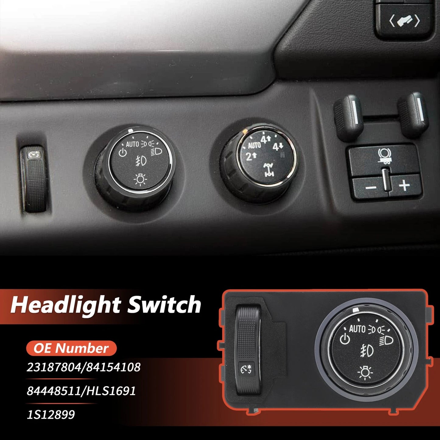 Headlight Switch for GMC Yukon Chevrolet Headlamp Dimmer