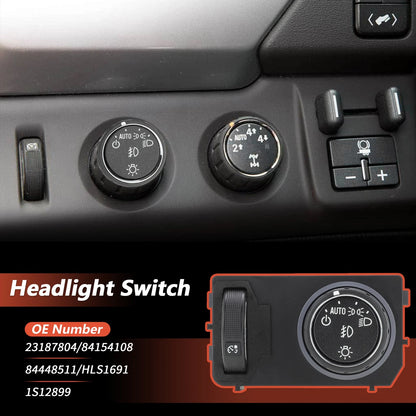 Headlight Switch for GMC Yukon Chevrolet Headlamp Dimmer