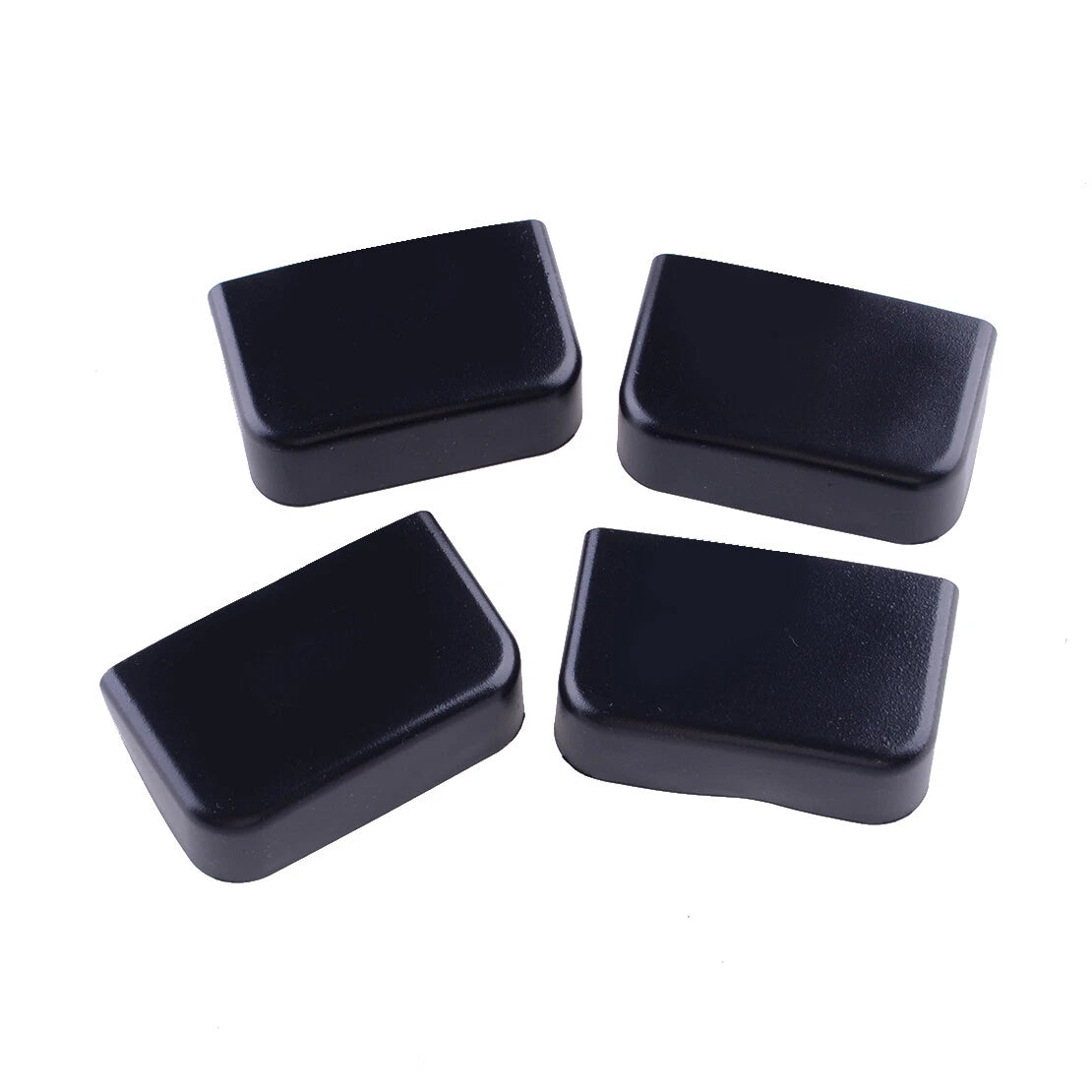 4 x Rear Seat Slide Rail Anti-Kick Plug Rubber Caps for Tesla Model Y (2020)