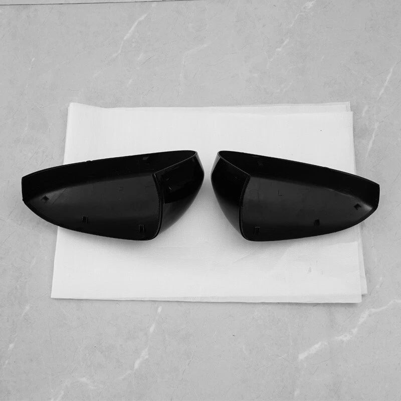 2 x Side View Mirror Cover Caps for Ford Fusion (2013-2019) Gloss Black