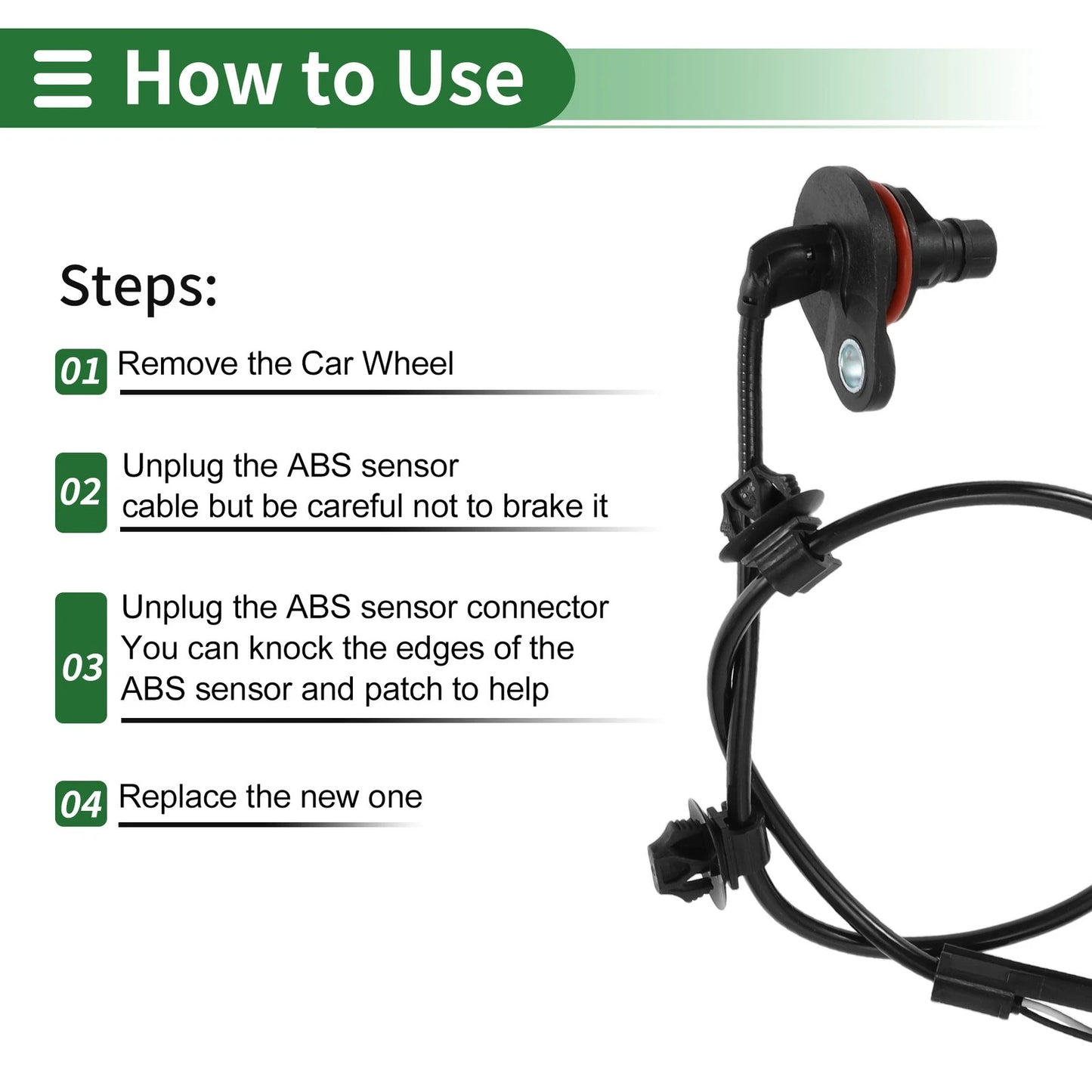 ABS Wheel Speed Sensor for Toyota Hilux Revo (2015-2023)