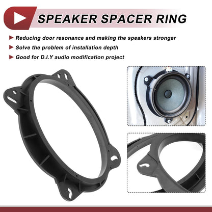 Speaker Spacer Ring Adaptor for Toyota Tundra 2007-2021 6"x9" 2 x Pcs
