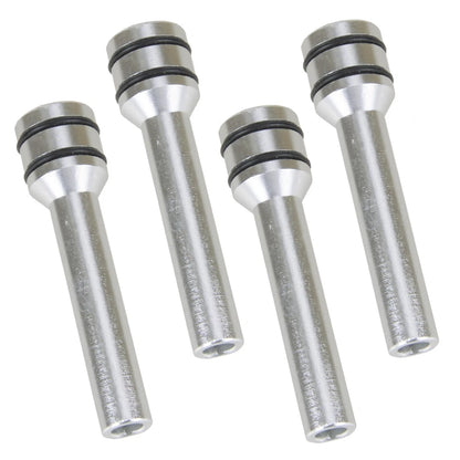 4 x Aluminium Door Latch Pin Covers for Car Interior - 49mm