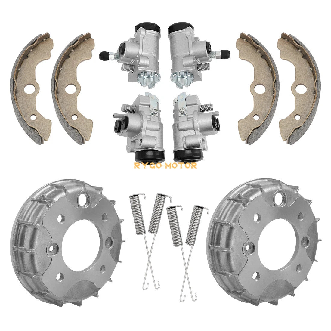 2 x Front Brake Drums Wheel Cylinders for Honda Foreman 400 450