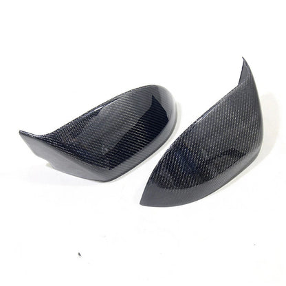 Real Carbon Fiber Wing Side Mirror Cover Caps Trim fit For Audi A7 S7 RS7