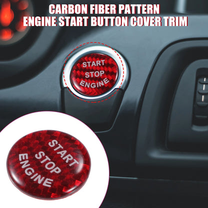 Carbon Fiber Engine Start Stop Button Cover for BMW F20 G1 (2012-2019)