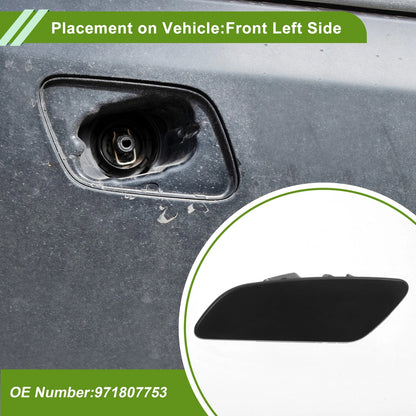 Left Washer Nozzle Cover Cap for Porsche Panamera (2017-2021) Unpainted