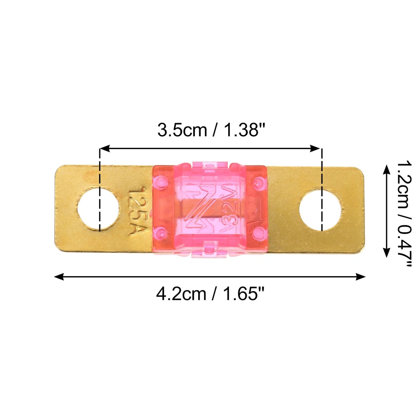 Fuse / 4x125A 32V Bolt-on / AMI Fuse for Automotive Marine Audio Video System