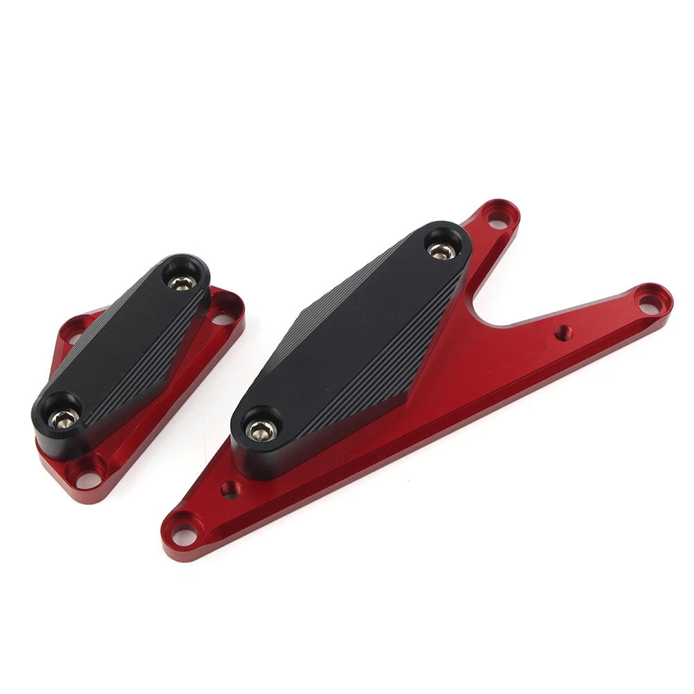 Engine Case Slider Protector Cover Red for SUZUKI Bandi 1250 GSF1250 (2007-2017)
