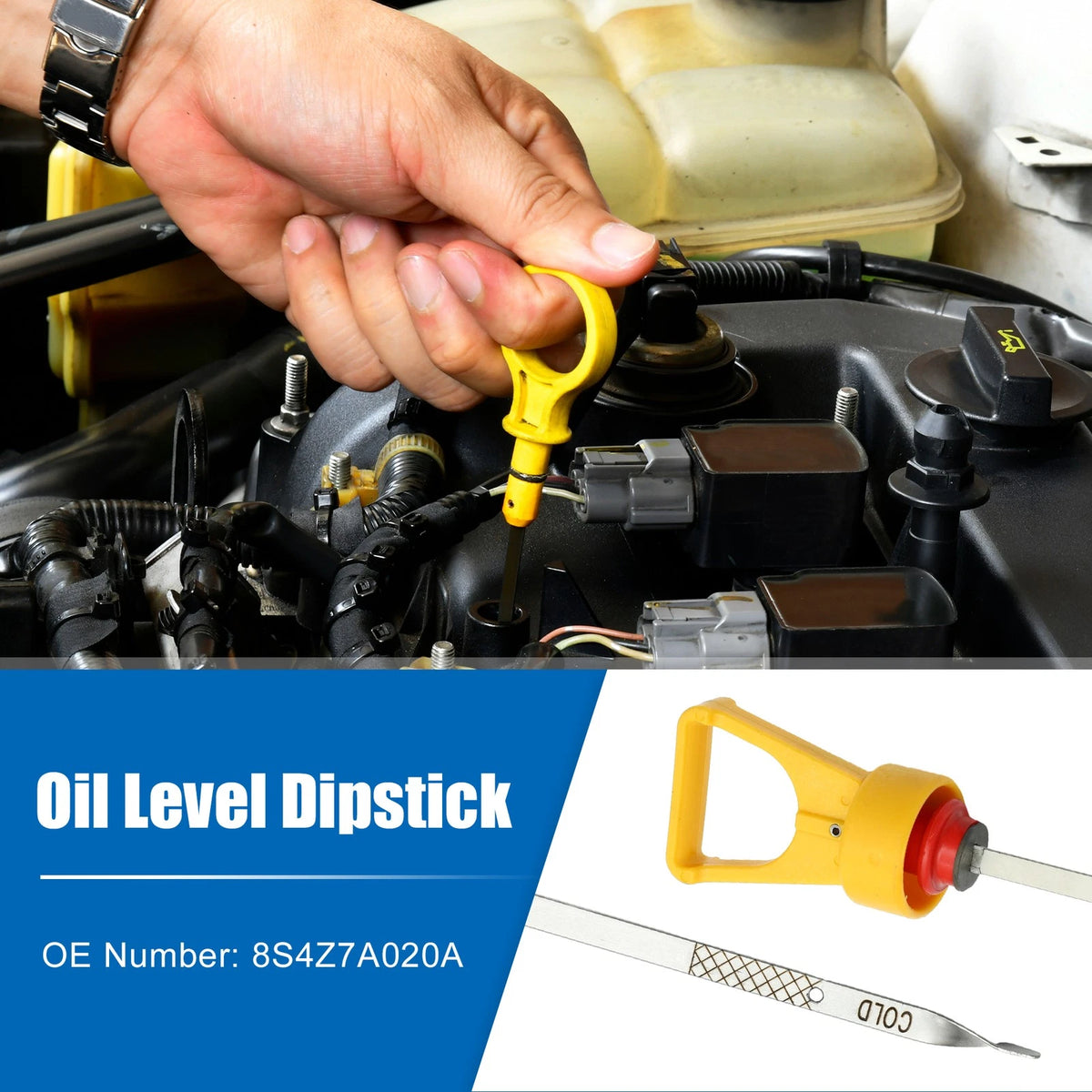 Engine Oil Dipstick for Ford Transit Connect XL XLT 2.0L (2010-2023)