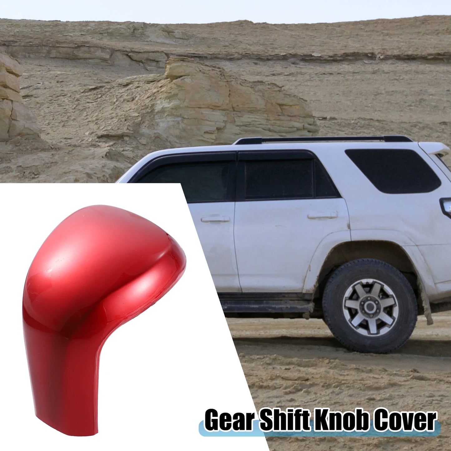Gear Shift Lever Cover Trim for Toyota Camry, Corolla Sedan 2019-2023 Red