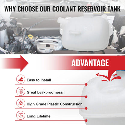 Coolant Expansion Tank for VW Transporter III Bus Van 1.6 1.9 (1990-2003)
