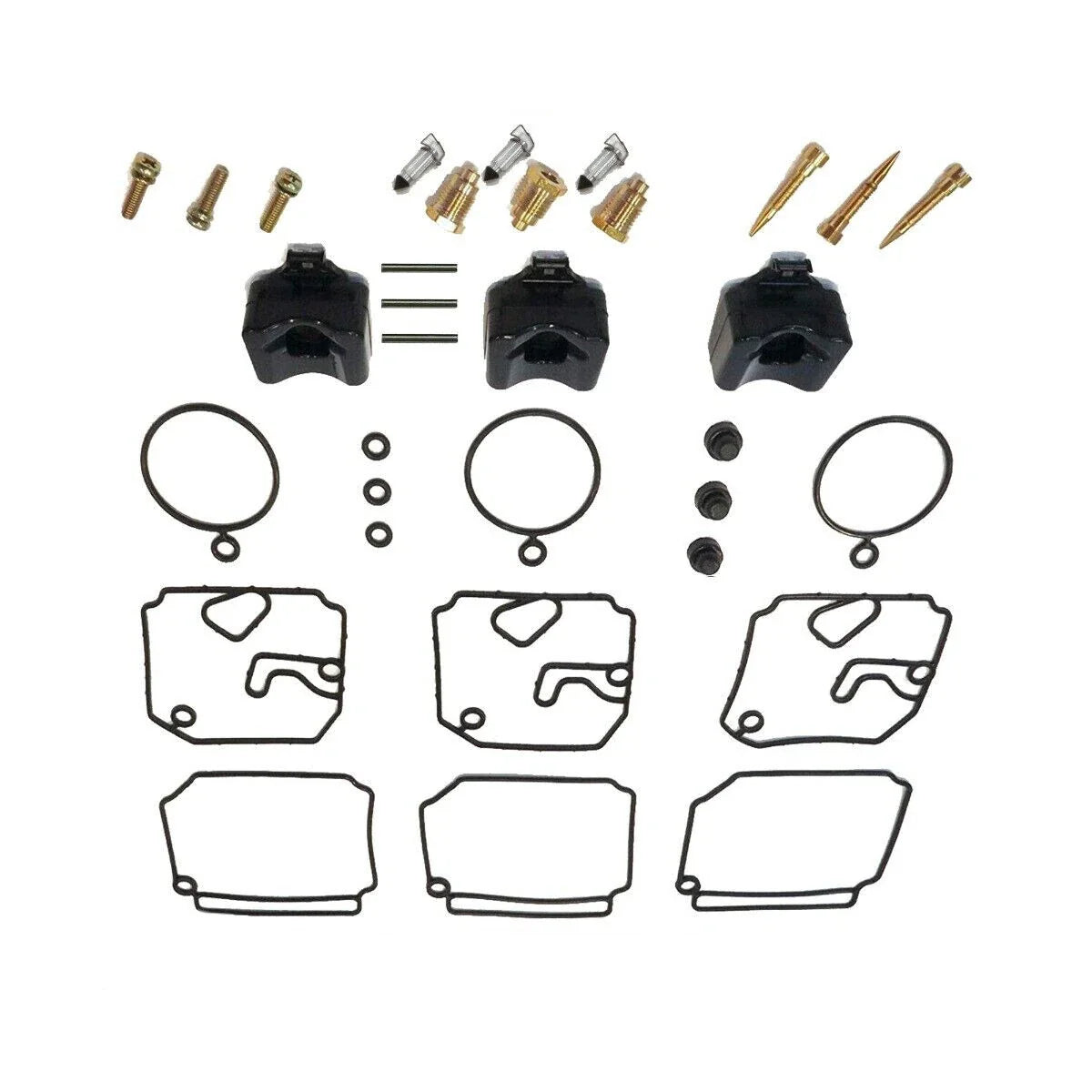 New Carburetor Repair Kit for Yamaha 40-50HP 2-Stroke Outboard 1989-2006