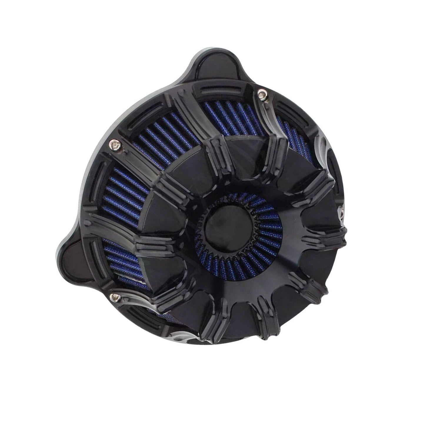 1x Air Cleaner Intake Filter Kit for Harley Dyna FXDLS (2017) Blue/Black