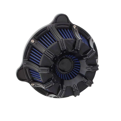 1x Air Cleaner Intake Filter Kit for Harley Dyna FXDLS (2017) Blue/Black
