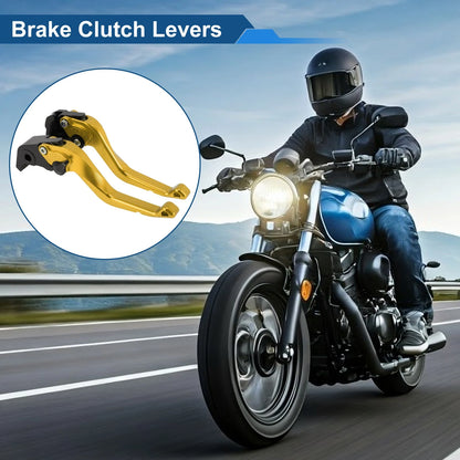 1 pair Short Brake Clutch Levers for Yamaha YZF-R1 (2009–2014)