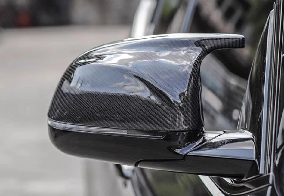 Carbon Fiber Side Mirror Cover Cap for BMW X3M/X4M/X5M/X6M (2019–2024)
