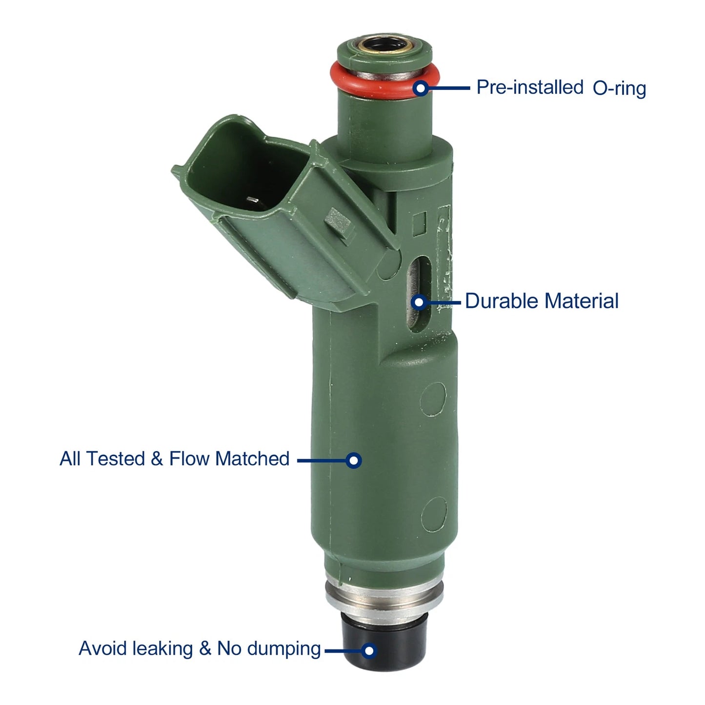 Fuel Injector for TOYOTA Corolla (E121) 1.8 VVT-i (2001–2004)