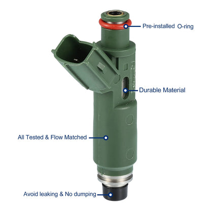 Fuel Injector for TOYOTA Corolla (E121) 1.8 VVT-i (2001–2004)