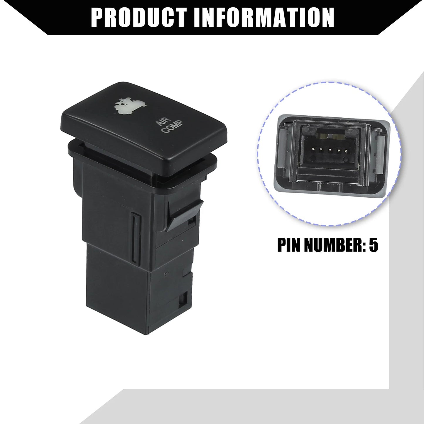 AIR COMP Push Button Switch for Toyota Land Cruiser, 4Runner (2003-2023)