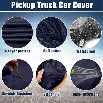 Car Cover for Chevrolet Tahoe 4-Door SUV (2007-2024) Navy Blue 190T PU