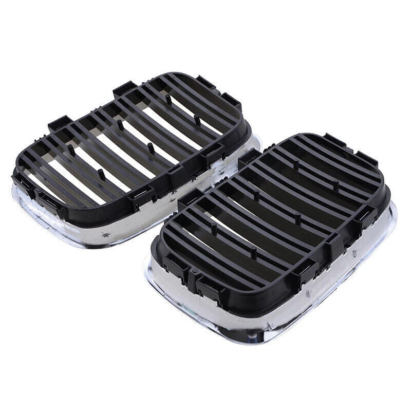 Chrome Front Kidney Grill Pair for BMW E36 318i 325i M3 (1992-1996)