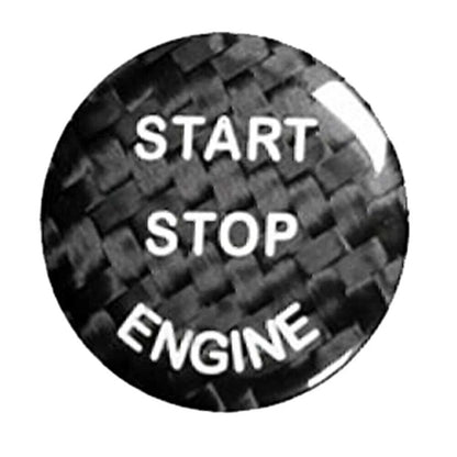 Black Trim Keyless Start Button Cover for BMW E-Chassis X5 X6 E70 E71 E90 E60 (2007-2013)