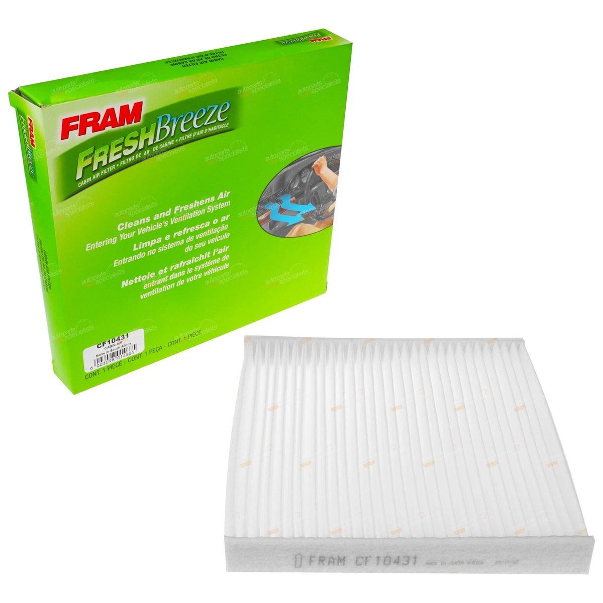 Cabin Air Filter Cleaner for Mitsubishi ASX XA XB 1.8L (2010-2013)