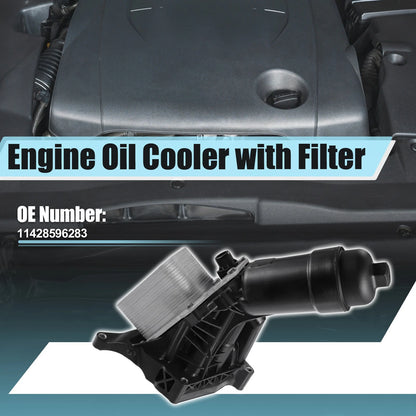1 Set Engine Oil Cooler Oil Filter for BMW 230i F22 (2017-2022)