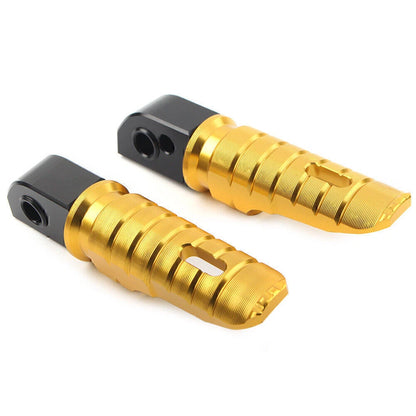 Gold Aluminum Rear Footrests for Street Scrambler 900 T100 T120 (2016-2023)