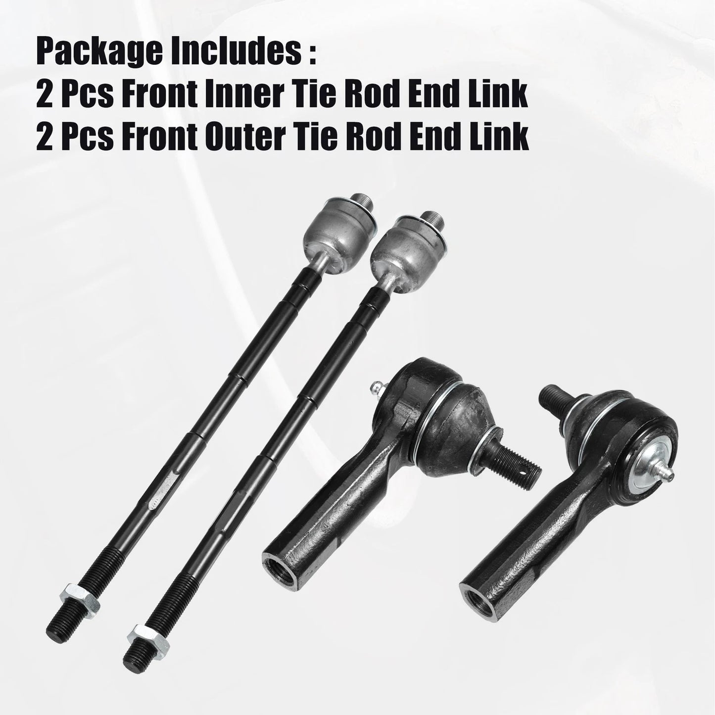 4 Pcs Tie Rod End Links for Nissan Altima (2002-2012)