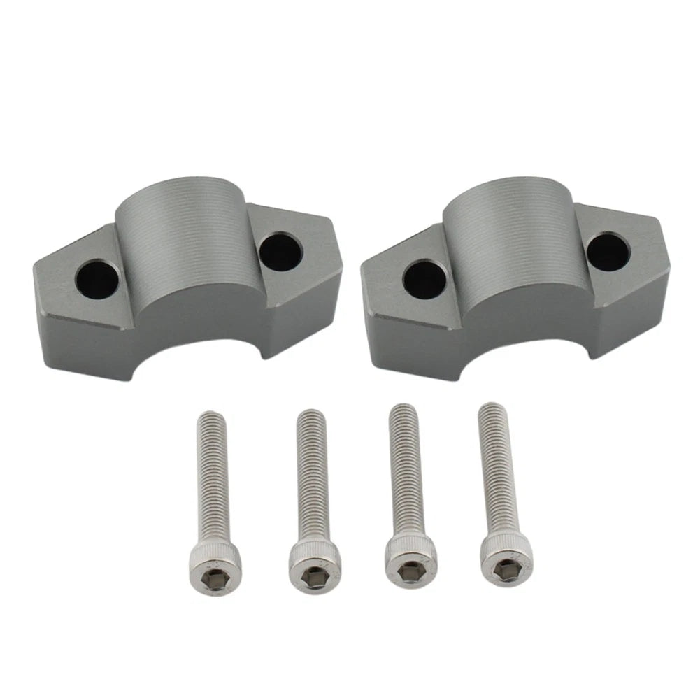 Handlebar Riser Clamp Mount Adapter Titanium for Honda X-ADV 750, ADV150 (2017-2023)