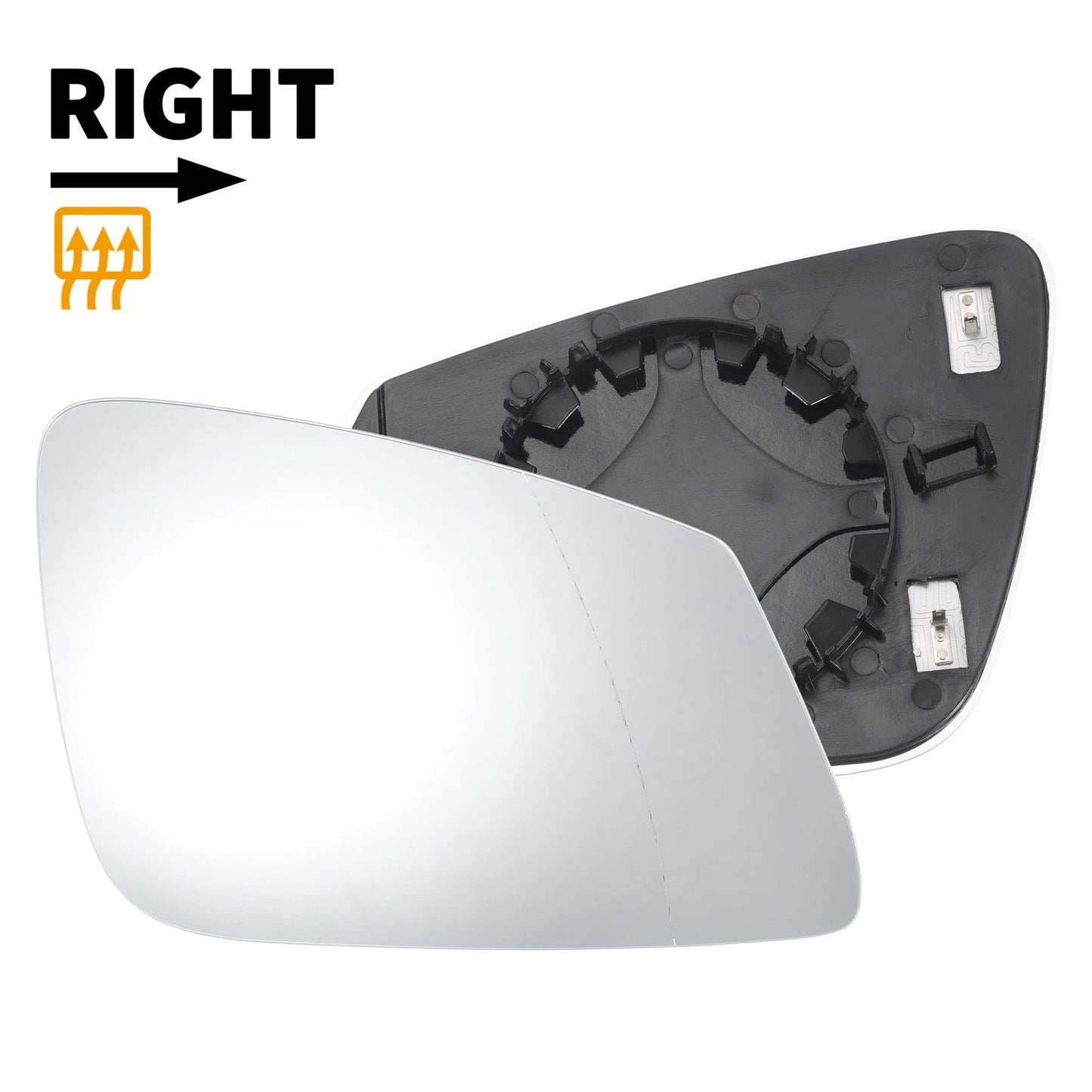 Right Side Heated White Mirror Glass for BMW 1 Series F20 F21 (2011-2019)