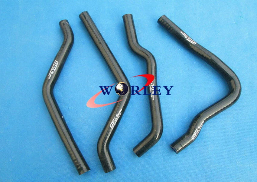 Aluminum Radiator + Green Hose for Kawasaki KX125 KX 125 (1990-1991)